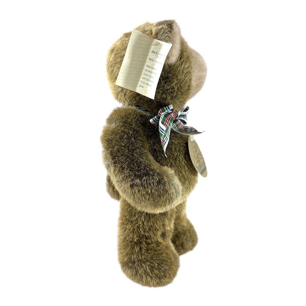 Vintage 1989 Manhattan Toy Co Arnold Bear Limited Edition #1594/3600 13” Plush - Picture 7 of 10